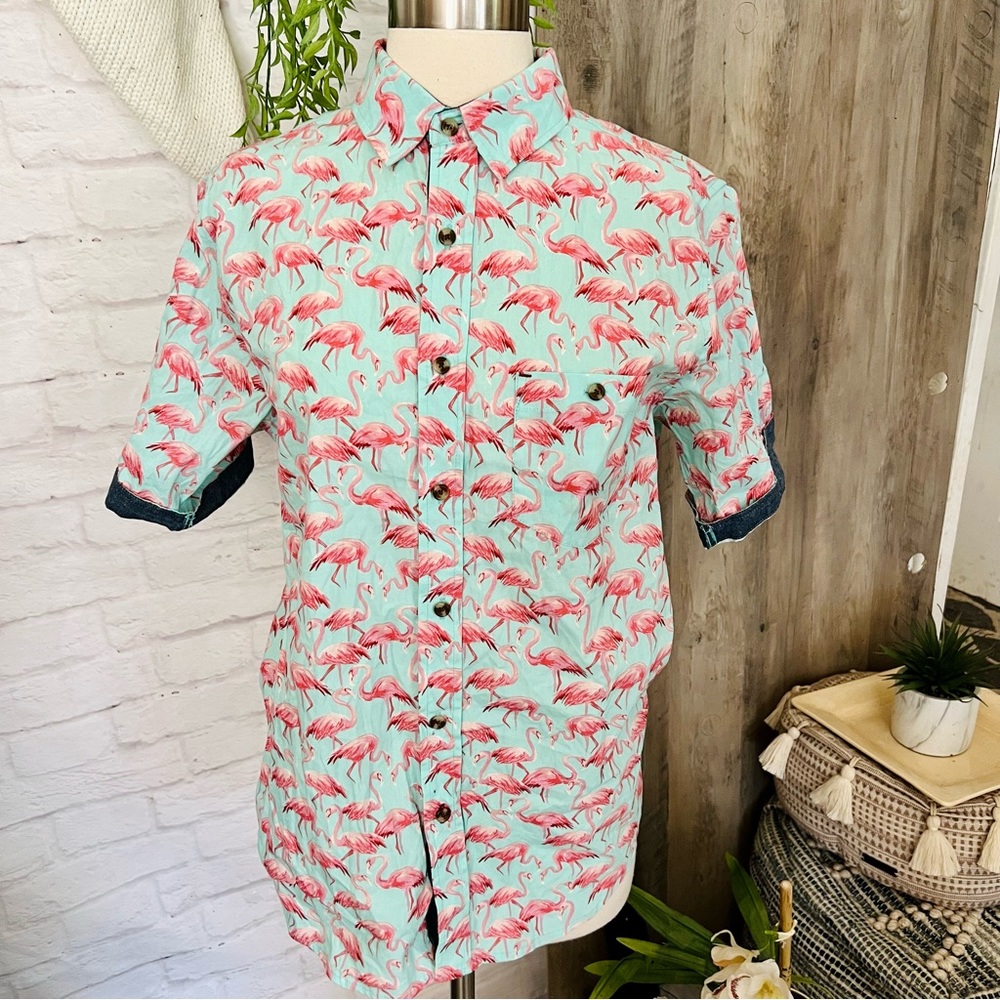 Men’s Flamingo Distortion Shirt
